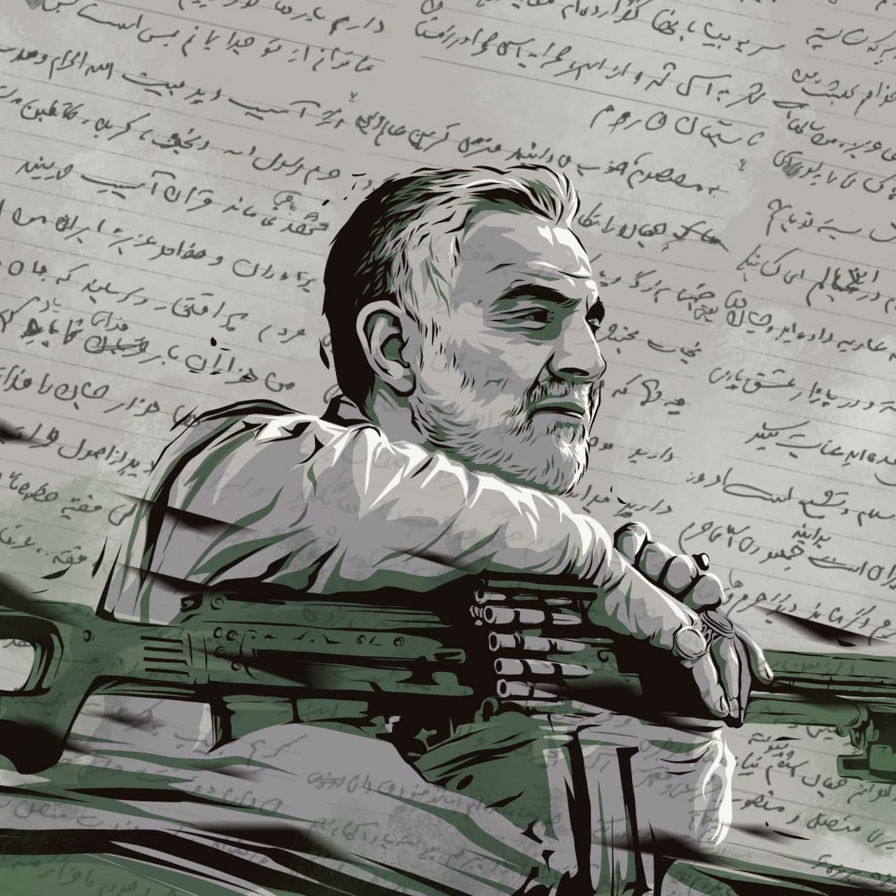 جان فدا شهید قاسم سلیمانی