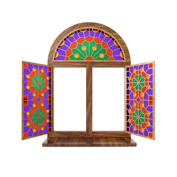 تصویر سه بعدی پنجره