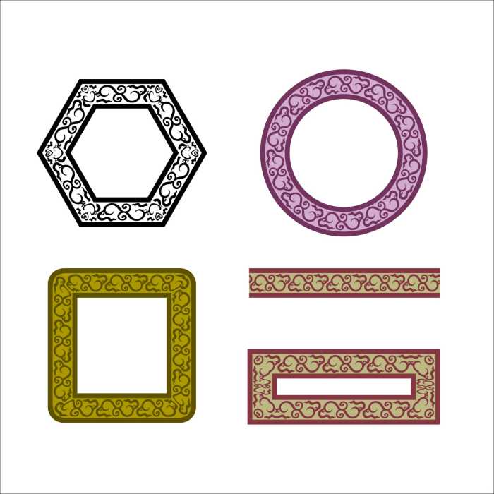 وکتور قاب فانتزی