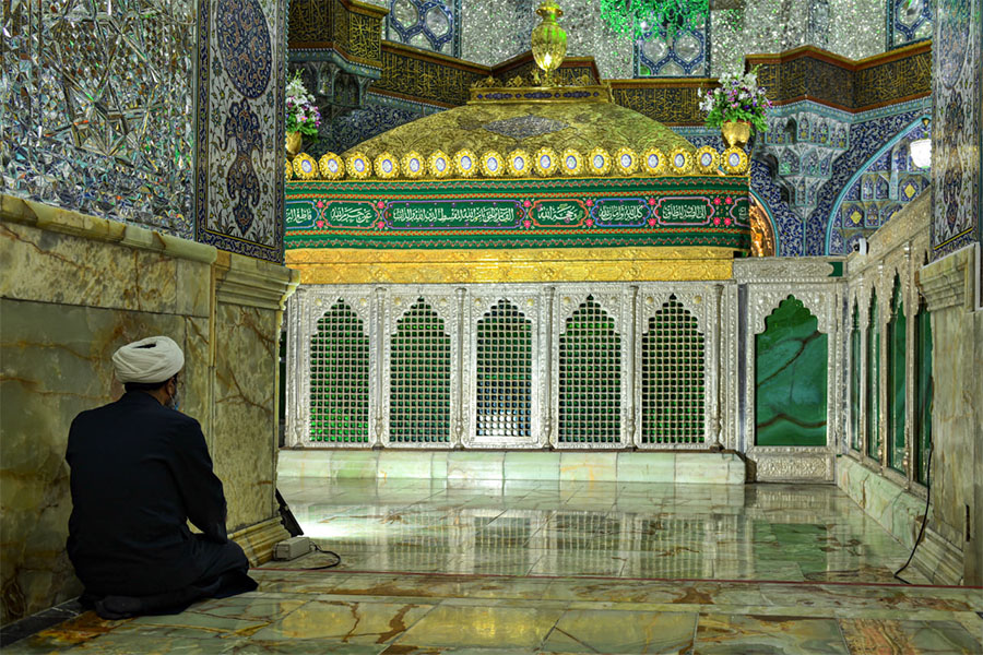 تصویر باکیفیت از ضریح مطهر حضرت معصومه سلام الله علیها