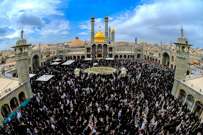 تصویر باکیفیت از حرم حضرت معصومه سلام الله علیها