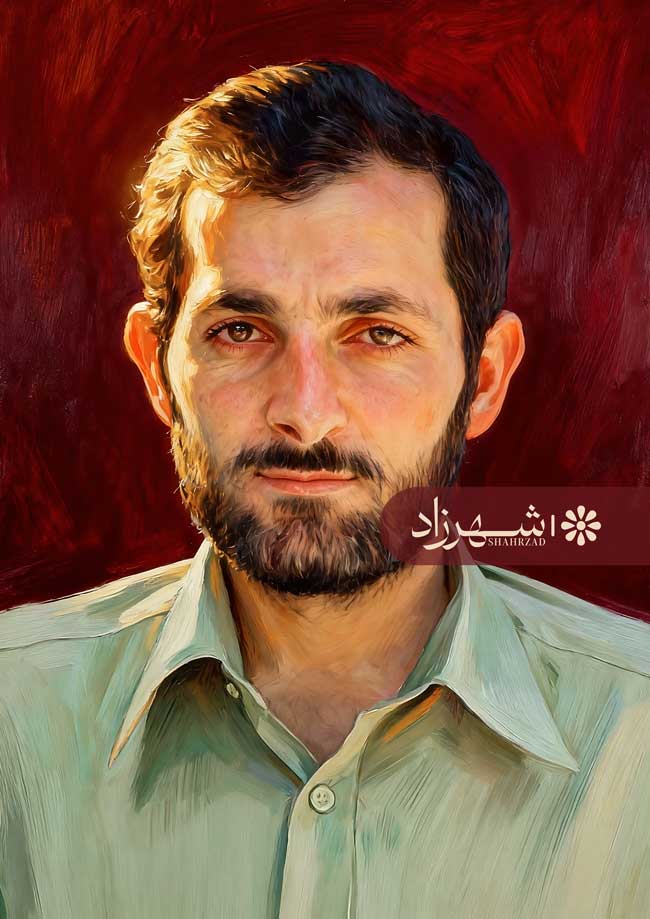 نقاشی شهید مهدی باکری
