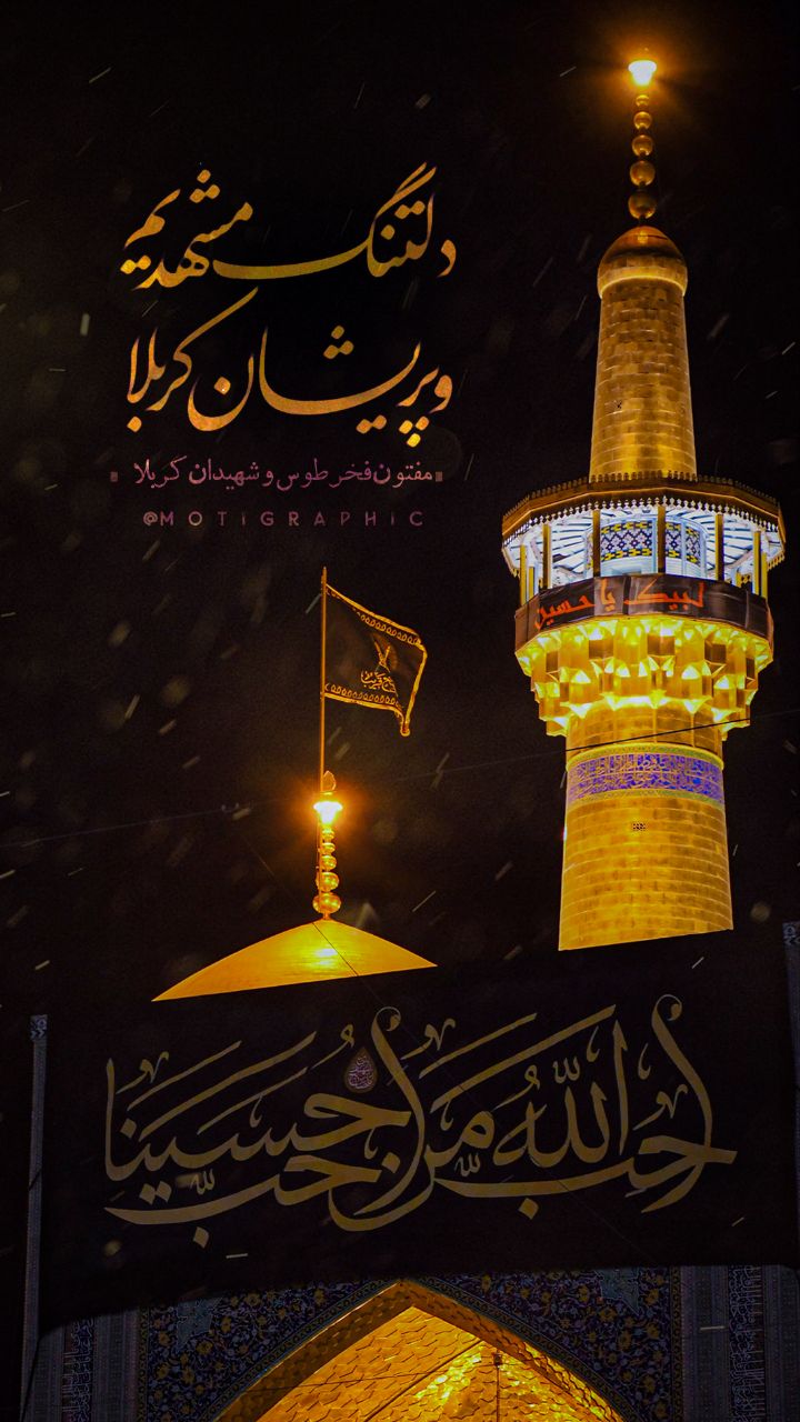 دلتنگ مشهدیم و پریشان کربلا... 