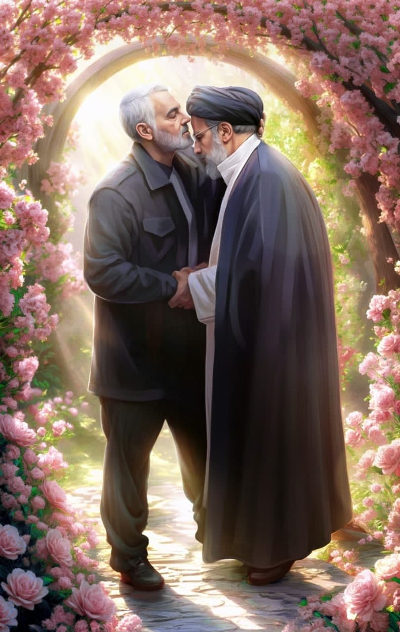 تصویرسازی دو رفیق بهشتی