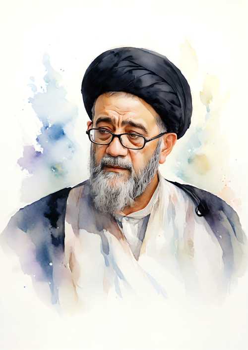 تصویرسازی چهره شهید سید محمدعلی آل هاشم