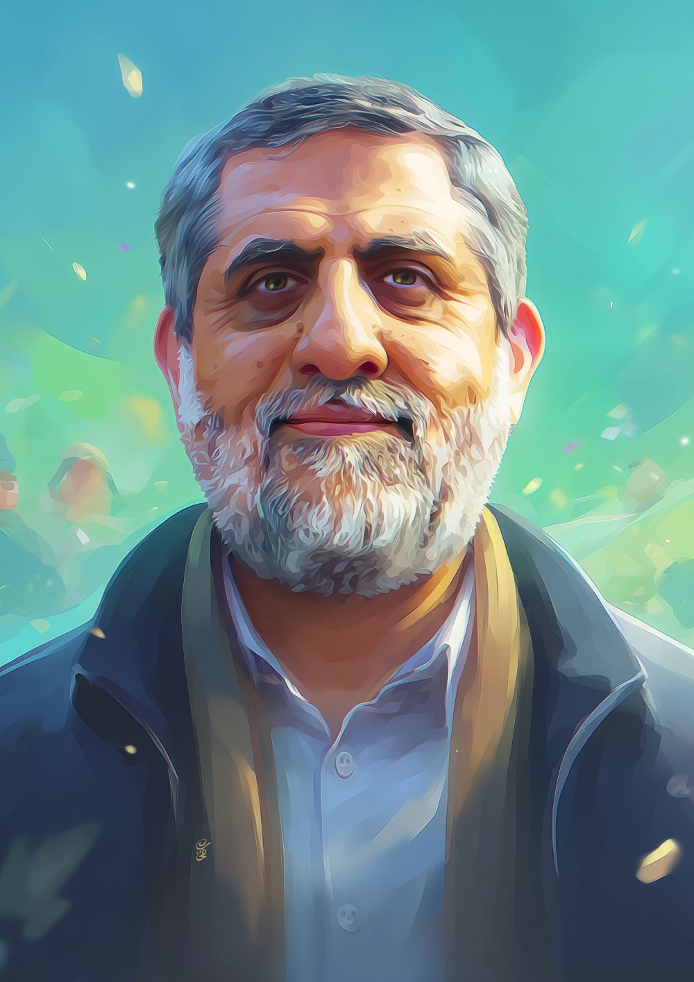 تصویرسازی سردار شهید محمدسعید ایزدی