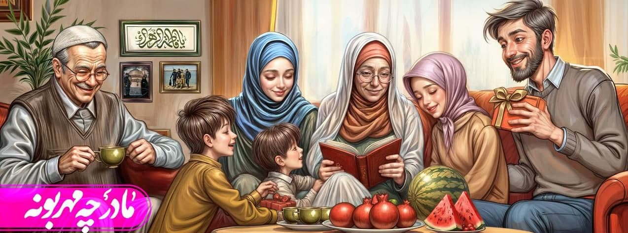 دیوارنگاره مادر چه مهربونه