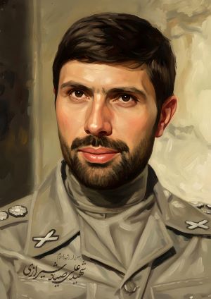 تصویرسازی شهید علی صیاد شیرازی