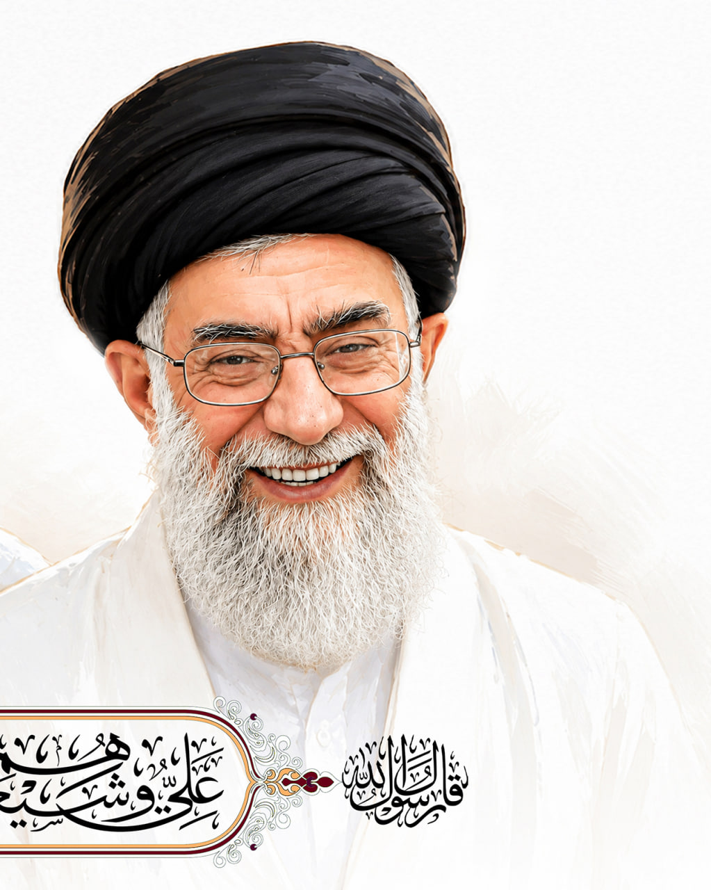 "شیعه علی" تصویرسازی امامین انقلاب به مناسبت عید غدیر