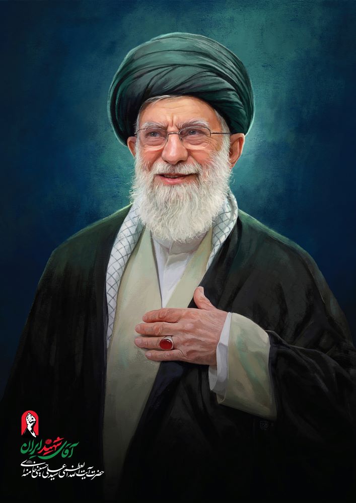 تصویرسازی رهبر شهید آیت الله سیدعلی خامنه ای