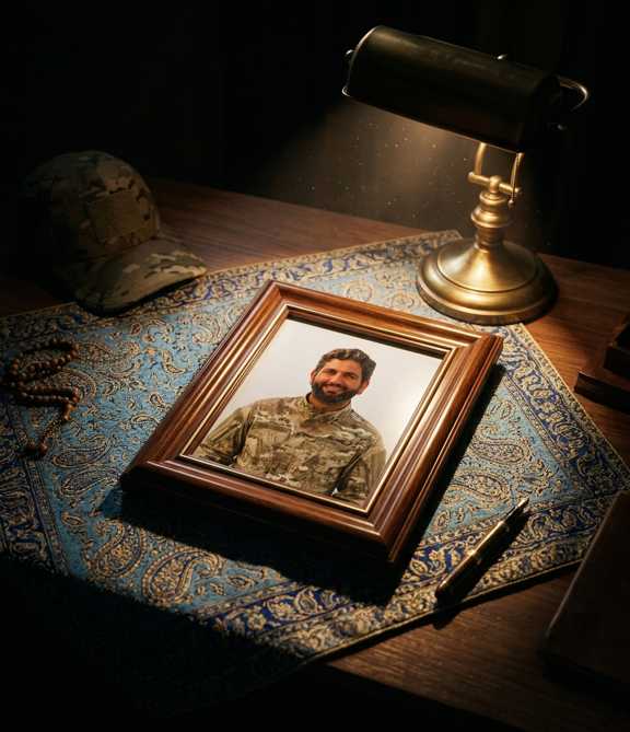 قاب عکس شهید یدالله قاسم زاده