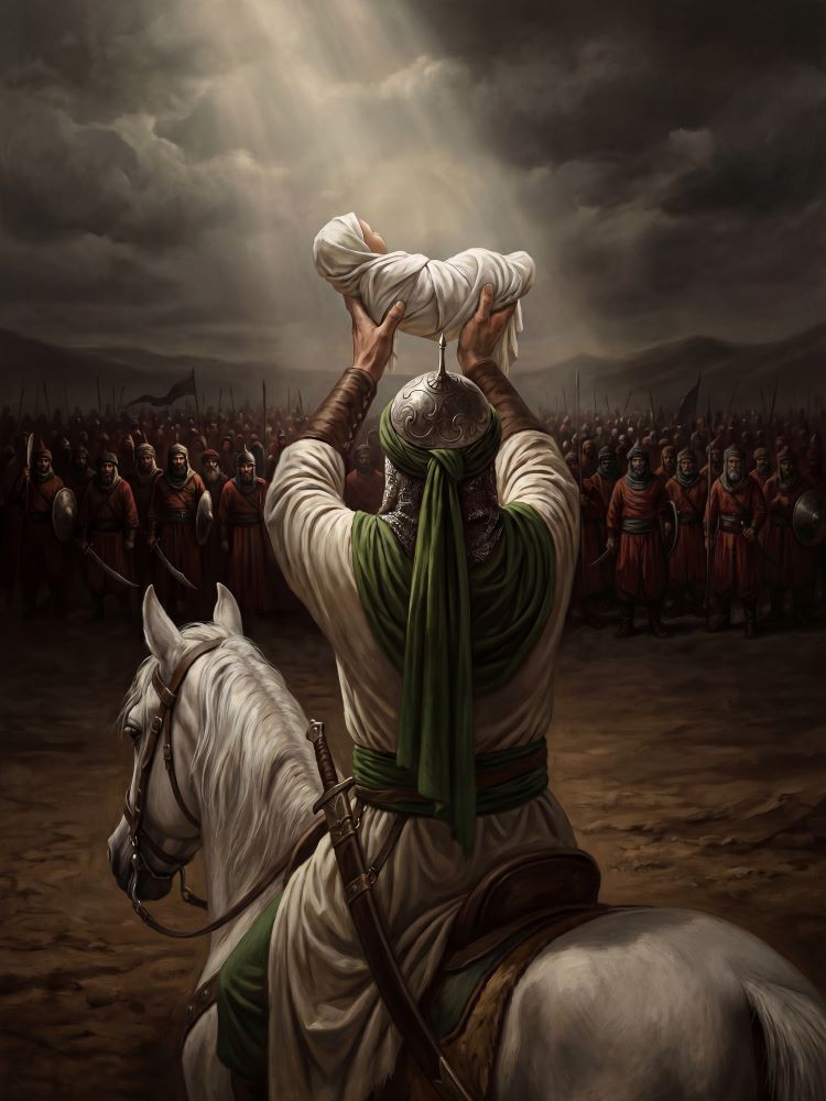 تصویرسازی حضرت علی اصغر علیه السلام