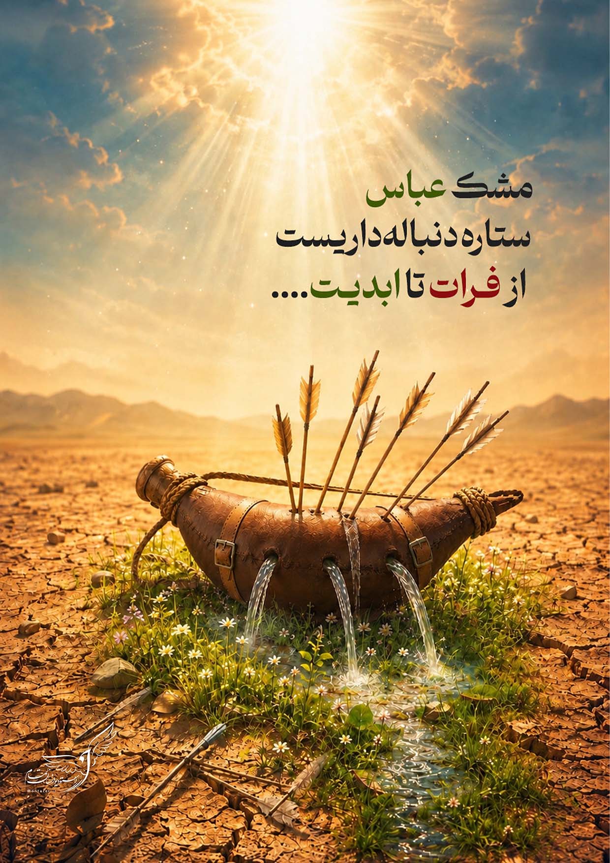 پوستر تاسوعا (مشک عباس)