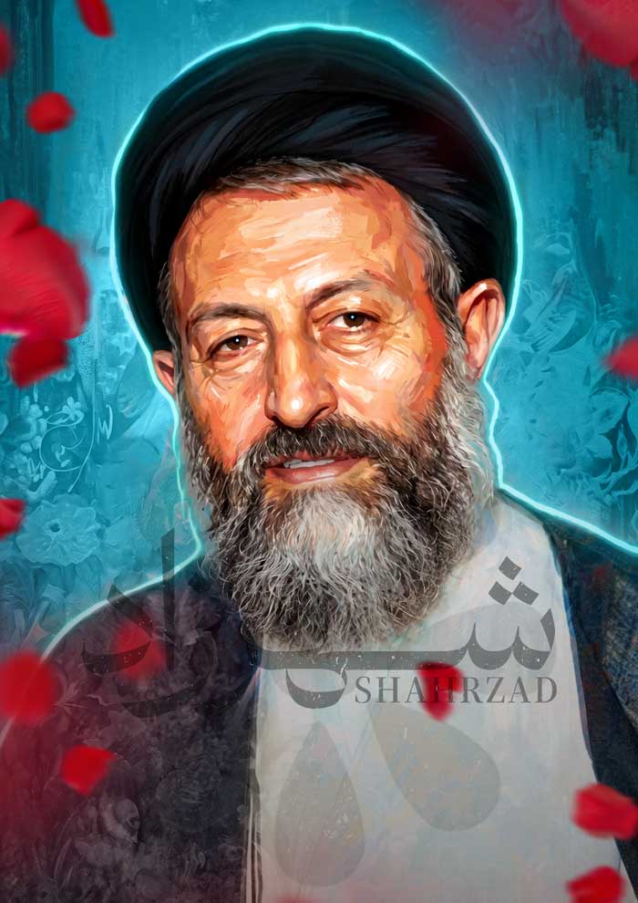 تصویرسازی شهید سیدمحمد بهشتی