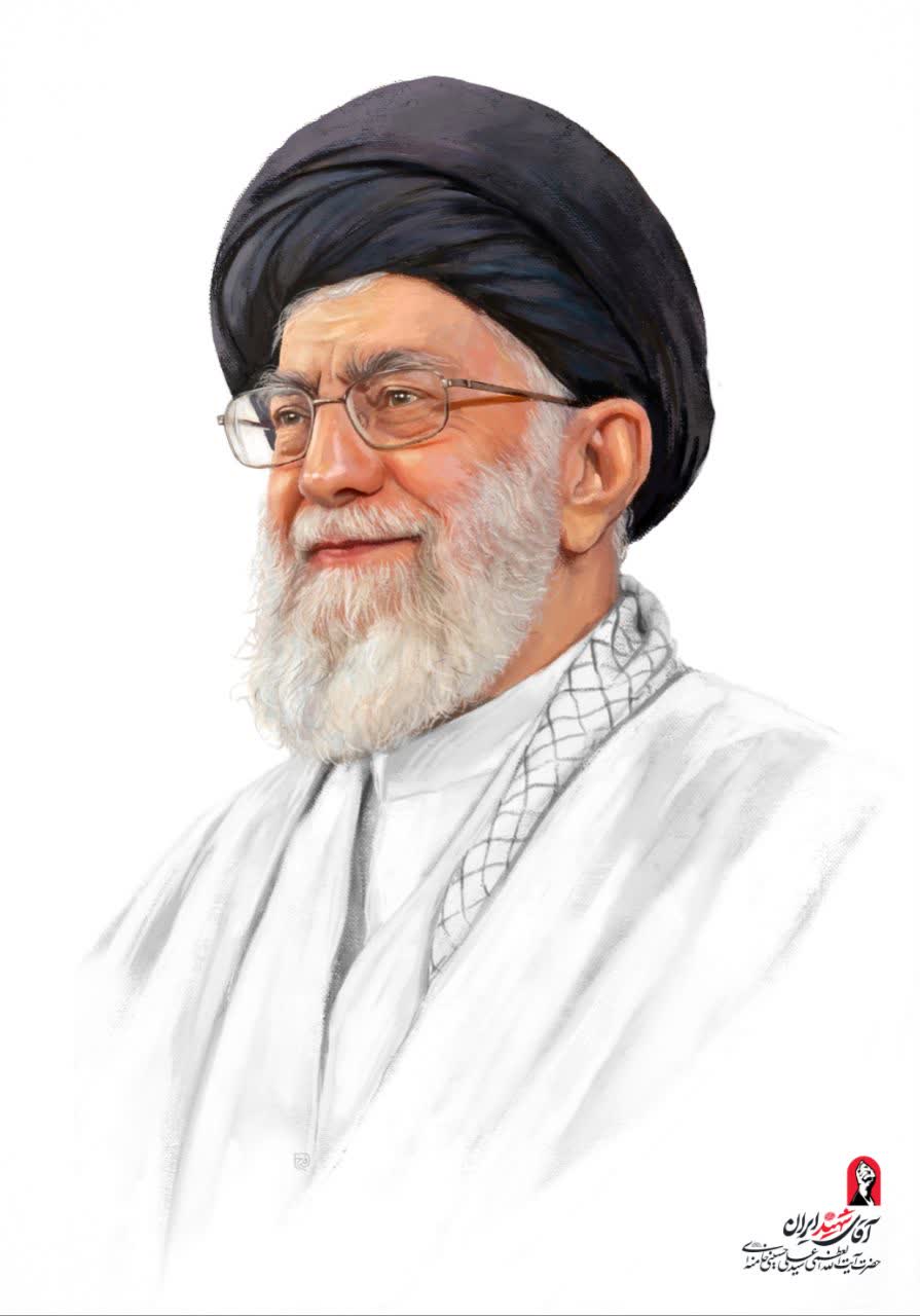 تصویرسازی چهره رهبر شهید