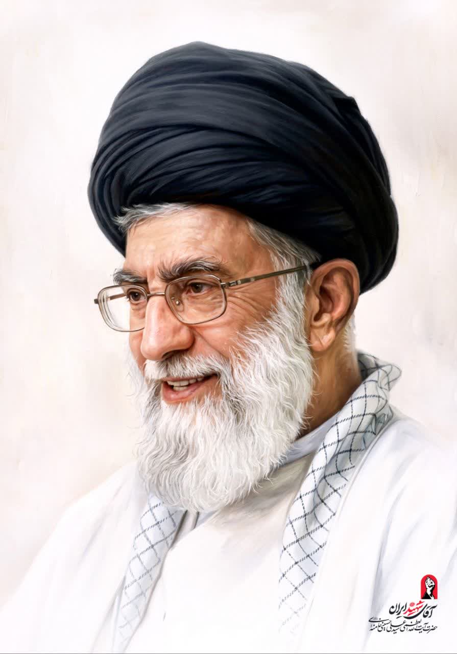 تصویرسازی چهره رهبر شهید