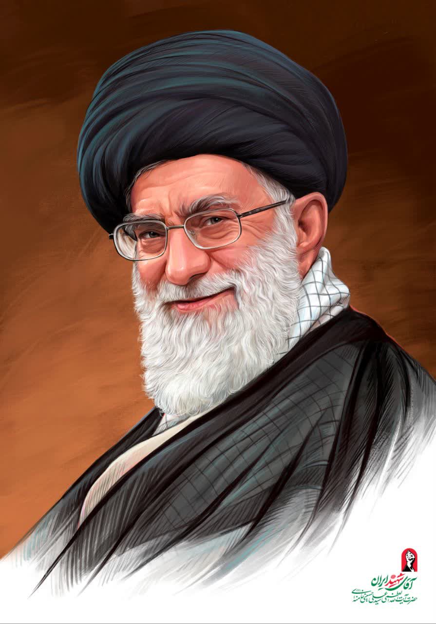 تصویرسازی چهره رهبر شهید انقلاب