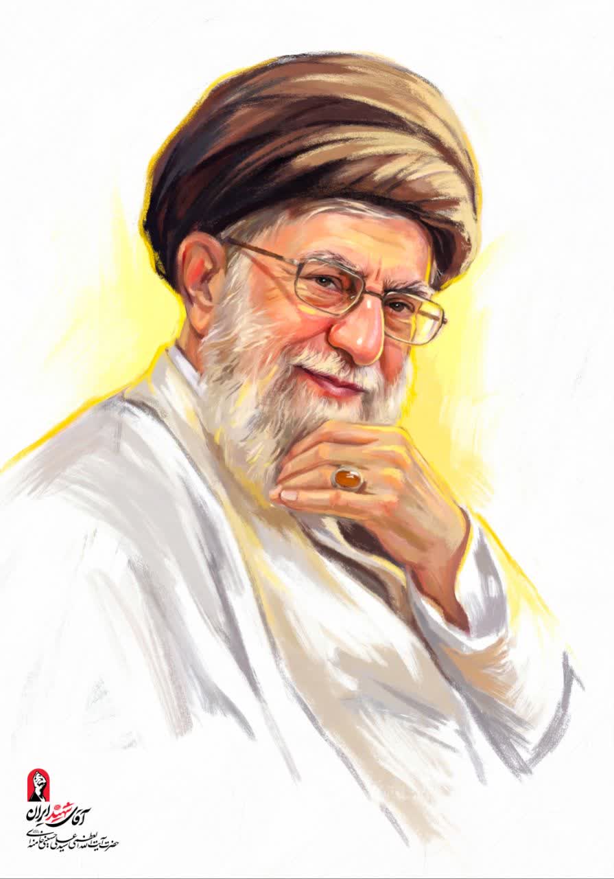 تصویرسازی چهره رهبر شهید انقلاب