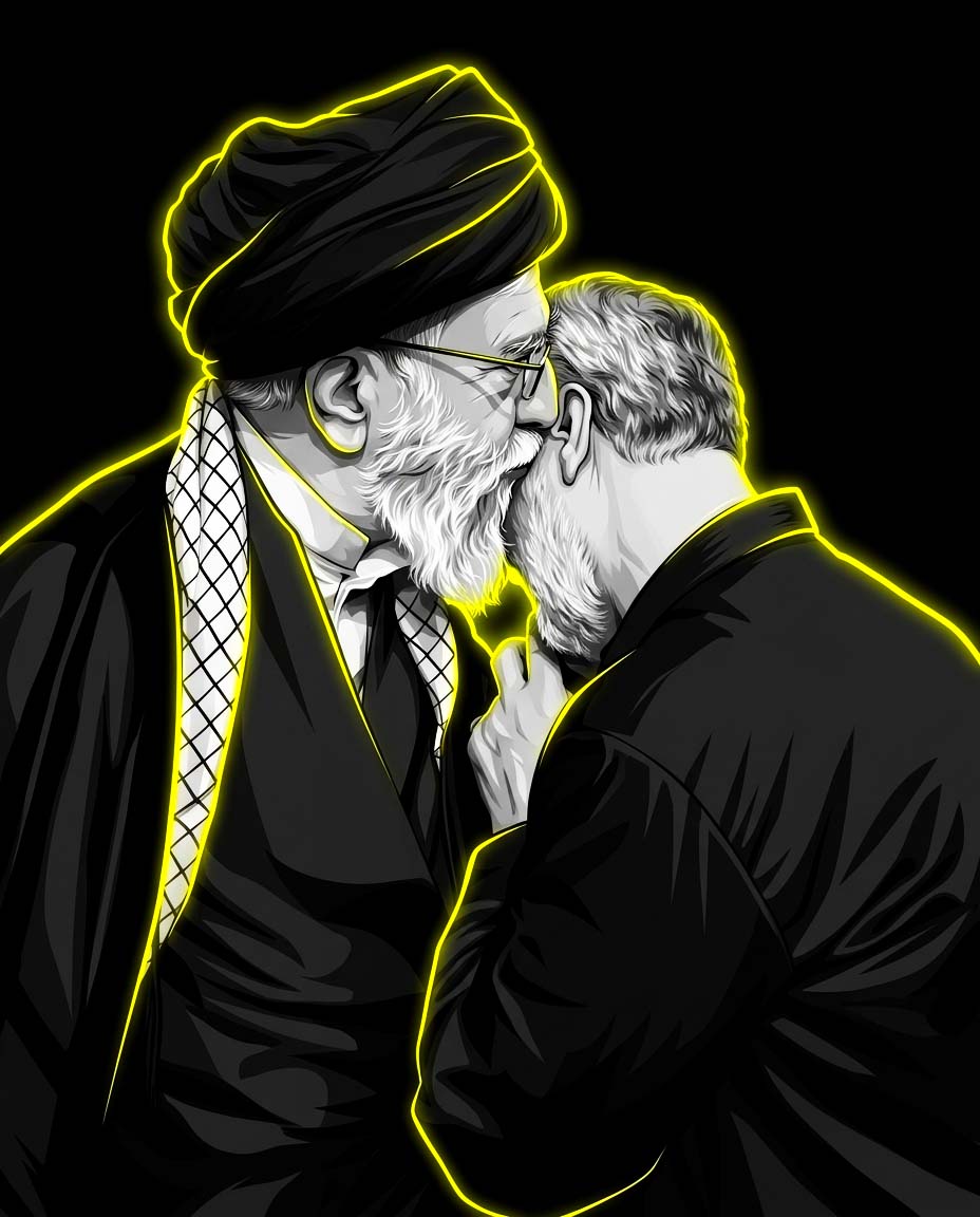 حاج قاسم سلیمانی و امام خامنه ای