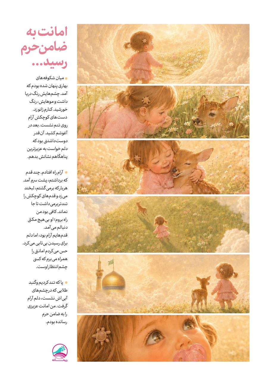 پوستر امانت به ضامن حرم رسید