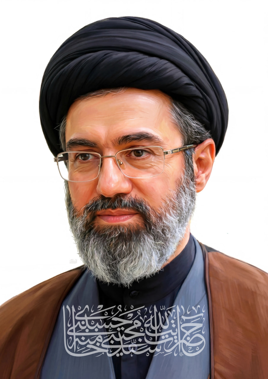 تصویرسازی چهره رهبر انقلاب آیت الله سید مجتبی حسینی خامنه ای