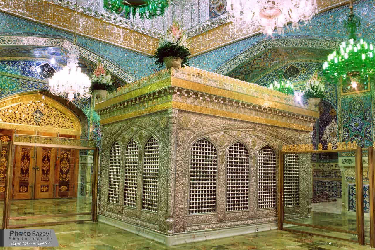 تصویر باکیفیت از ضریح مطهر امام رضا علیه السلام