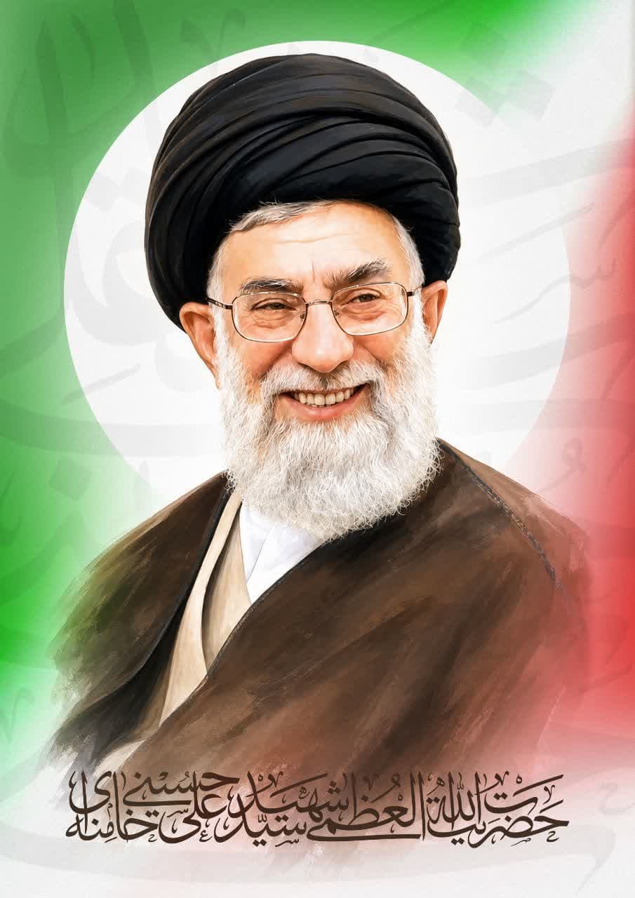 تصویرسازی چهره رهبر شهید