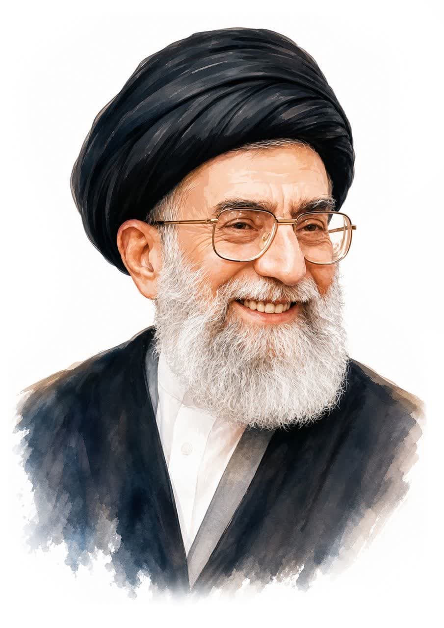 تصویرسازی چهره رهبر شهید