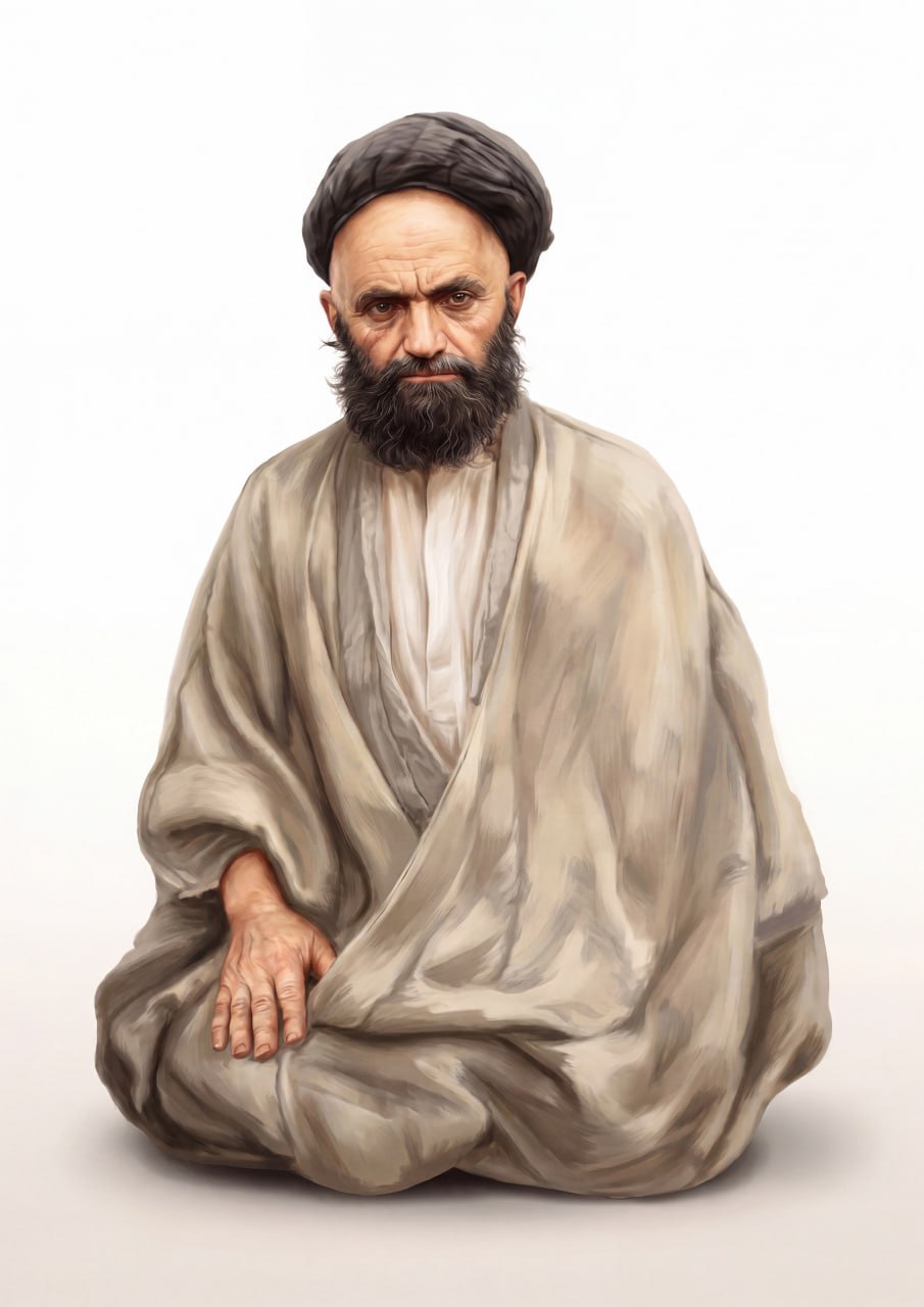 تصویرسازی چهره آیت الله سید علی قاضی طباطبایی