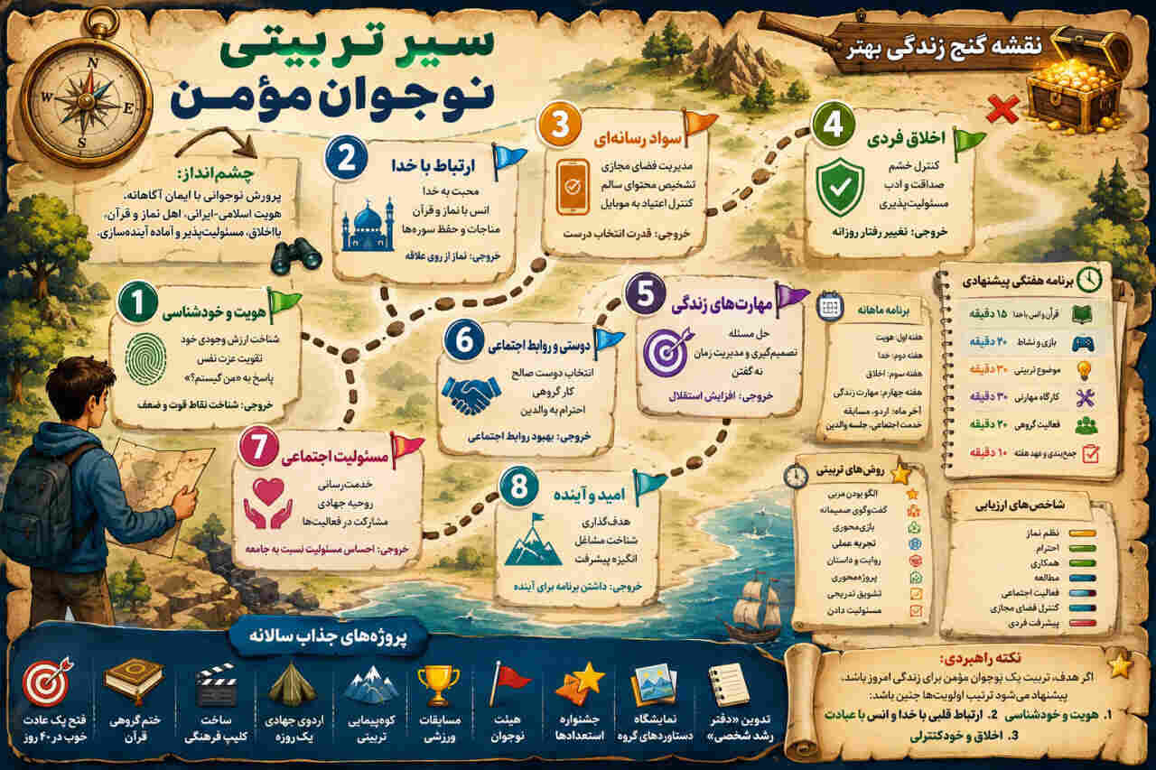 سیر تربیتی نوجوان مومن ویژه مربیان
