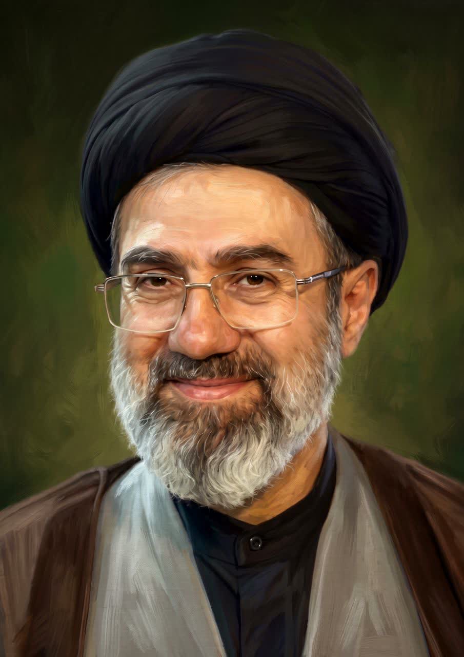 تصویرسازی چهره آیت الله سید مجتبی حسینی خامنه ای