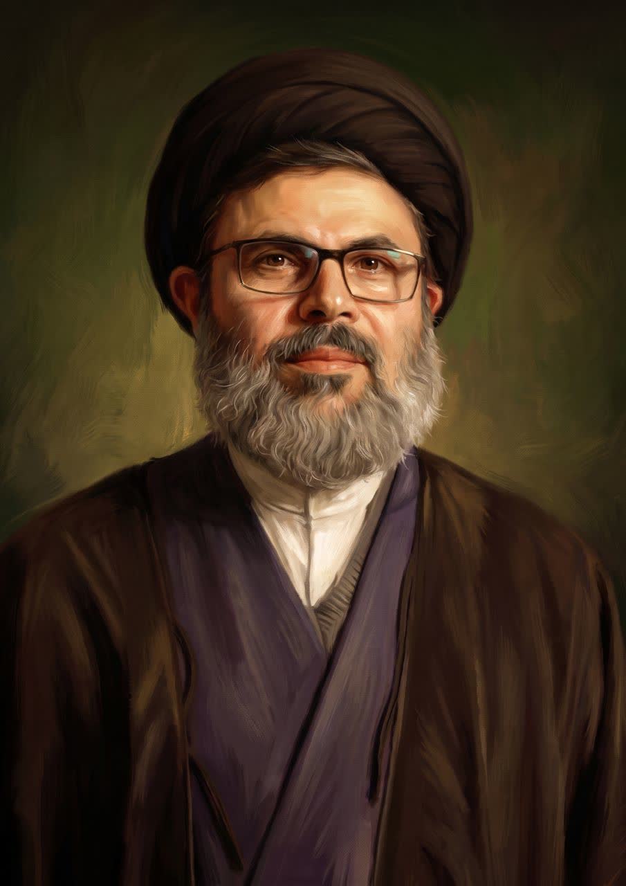 تصویرسازی چهره شهید سید هاشم صفی الدین