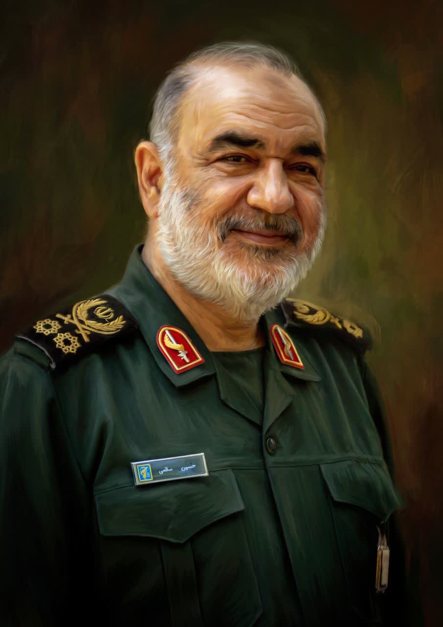 تصویرسازی چهره شهید حسین سلامی