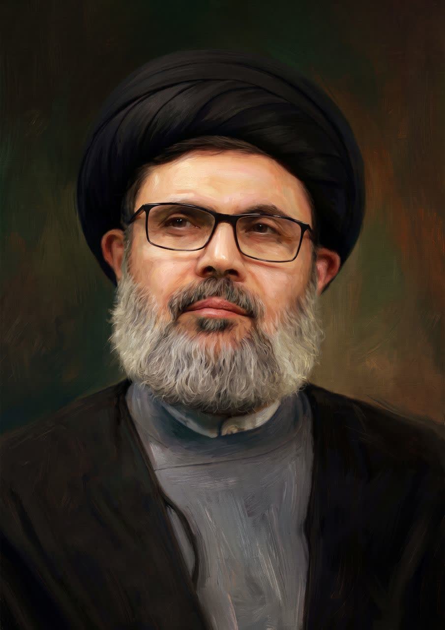 تصویرسازی چهره شهید سید هاشم صفی الدین