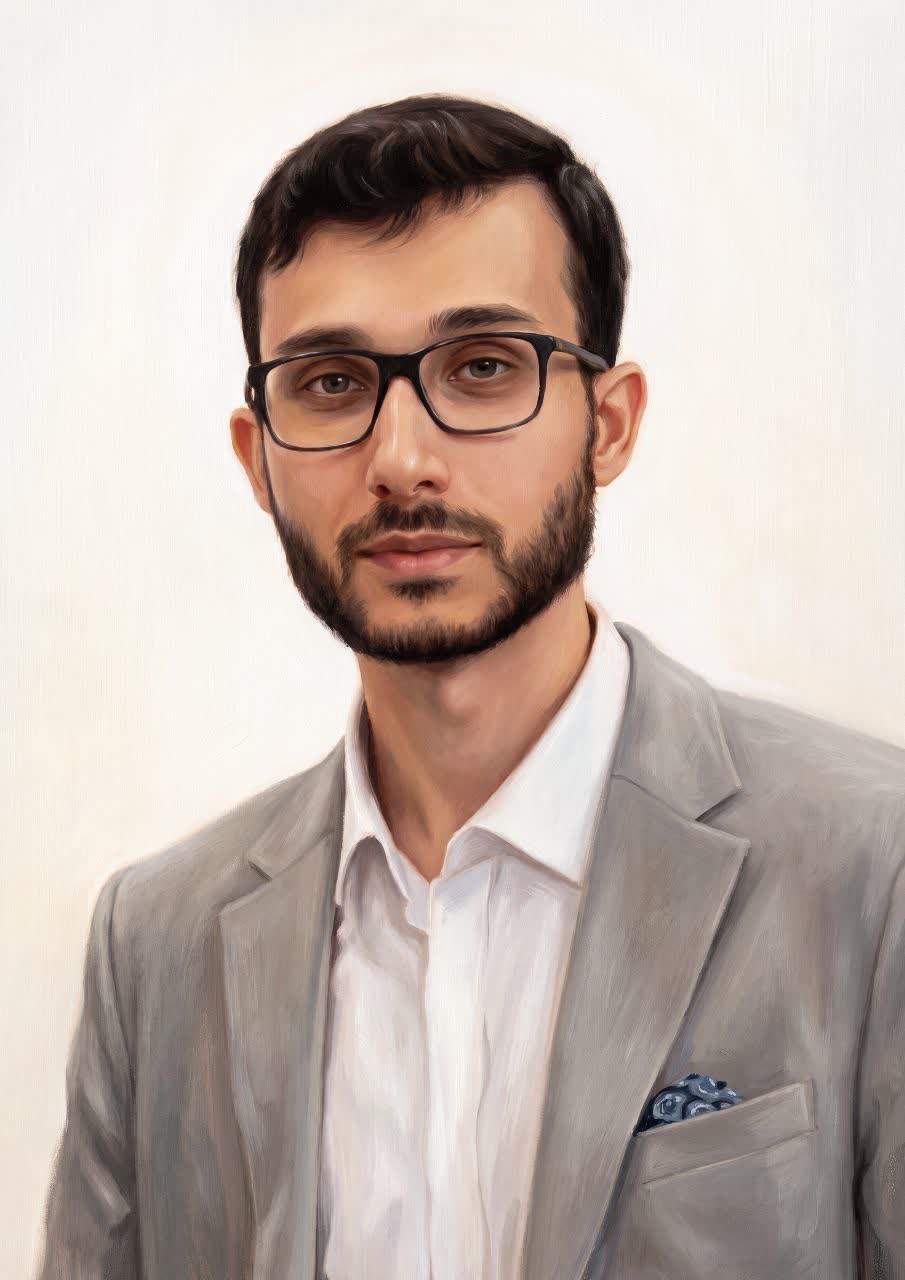 تصویرسازی چهره شهید سید محمد حسینی