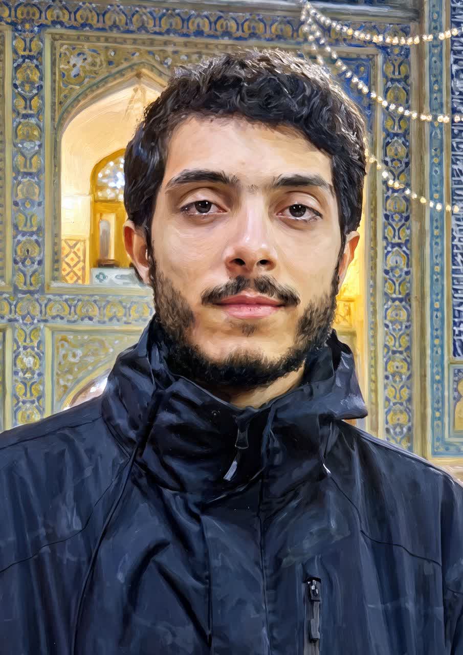 تصویرسازی چهره شهید علی حیدرزاده تفرشی