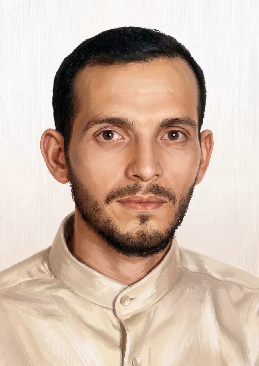 تصویرسازی چهره شهید کیومرث کوثری مقدم