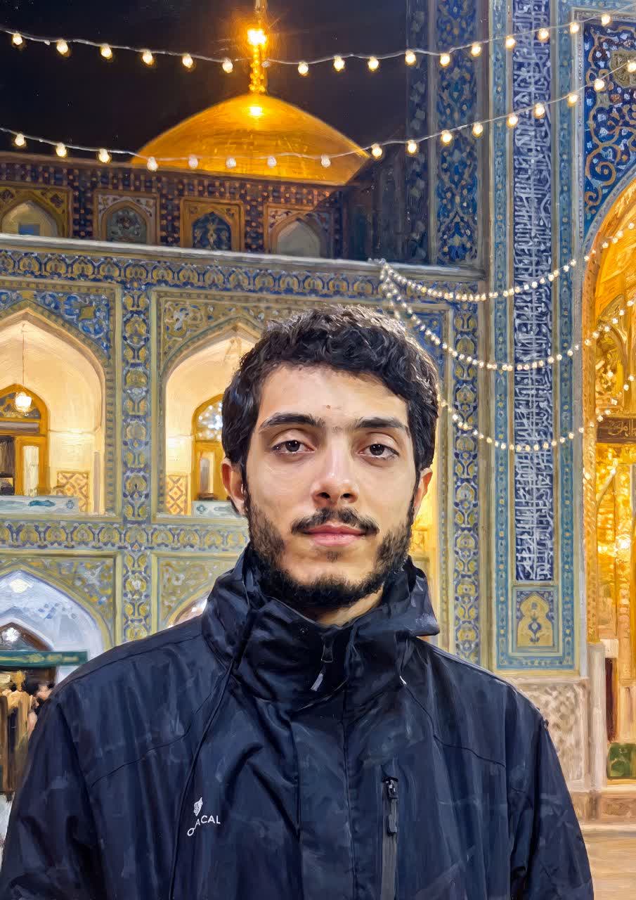 تصویرسازی چهره شهید علی حیدرزاده تفرشی