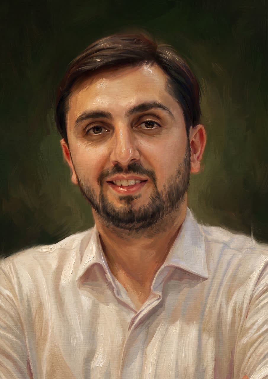 تصویرسازی چهره شهید احسان ذاکری