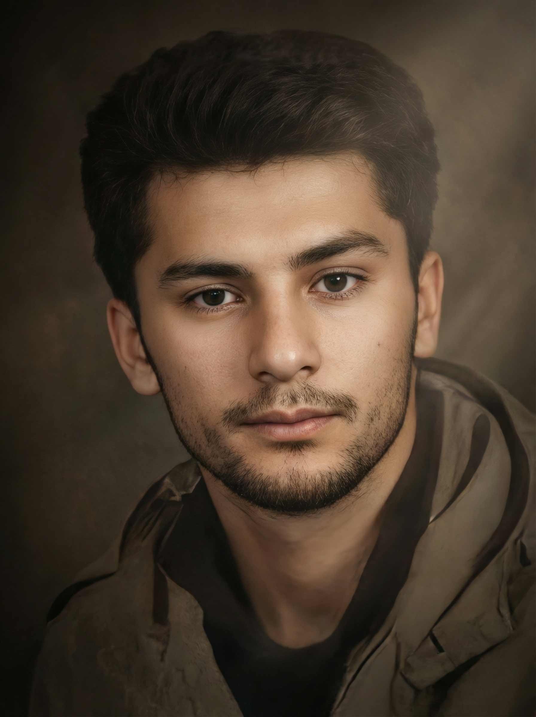 تصویرسازی چهره شهید حسن بنی مهد