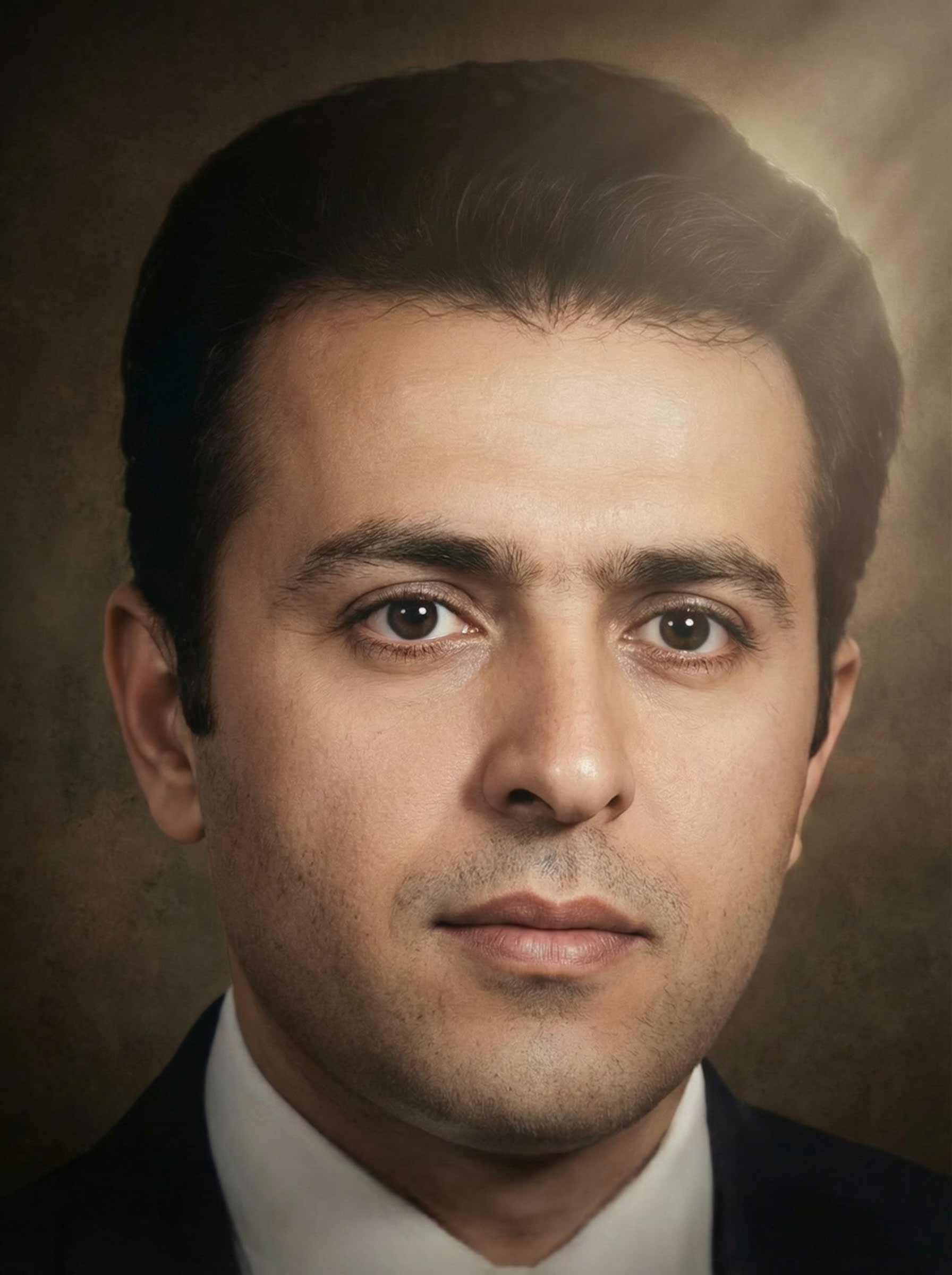 تصویرسازی چهره شهید جواد موسی نیا