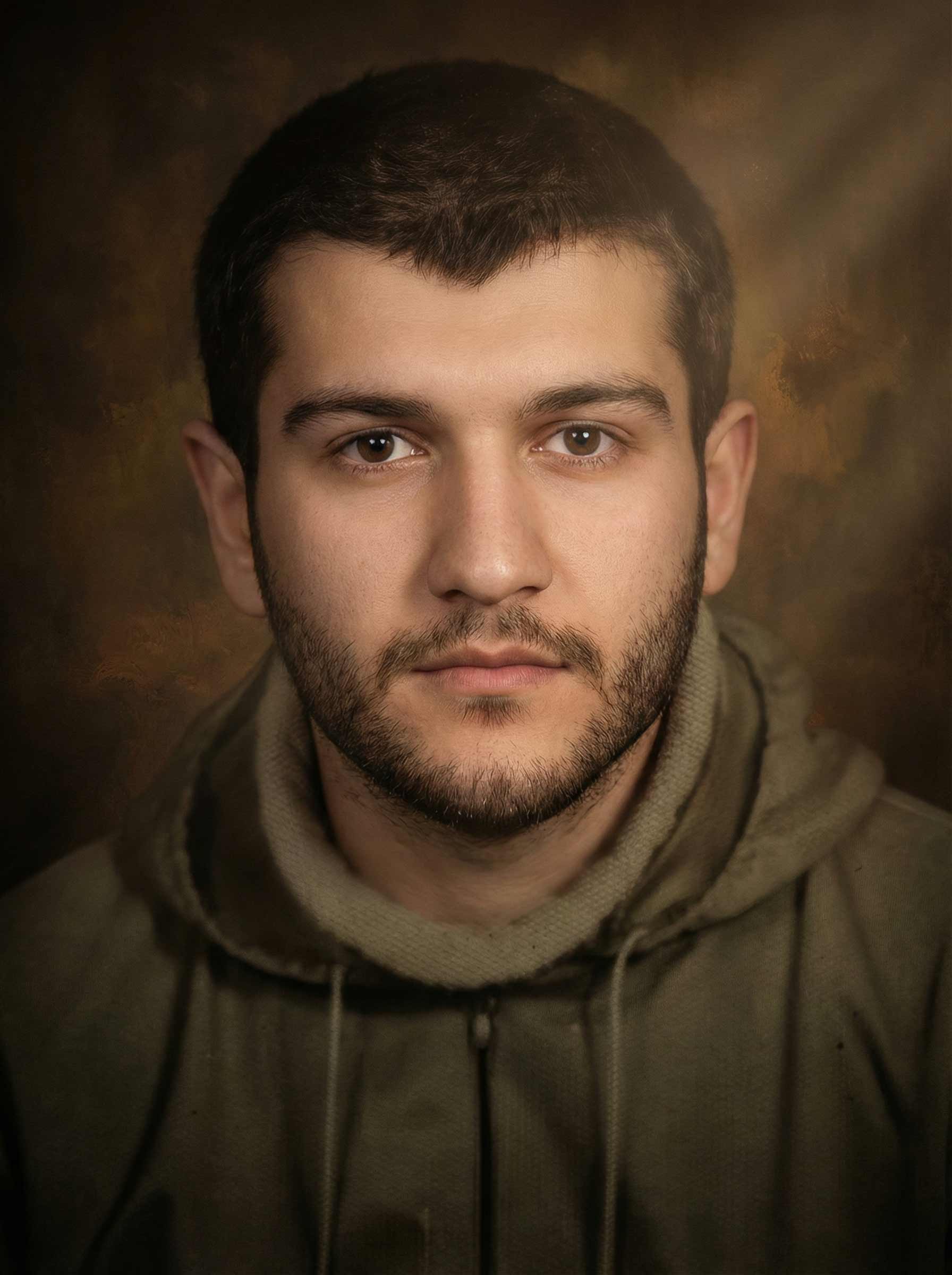 تصویرسازی چهره شهید جواد نظرنژاد
