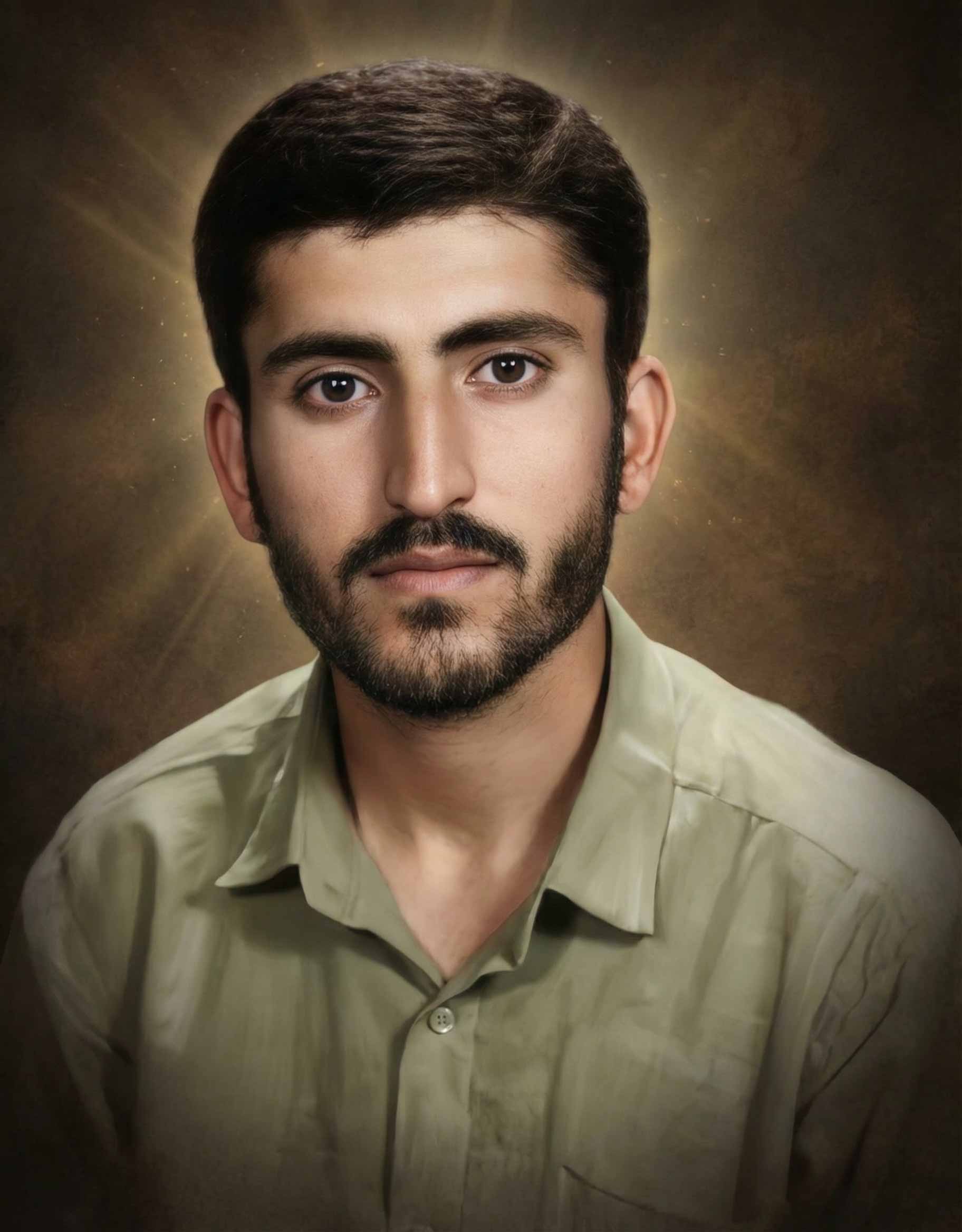 تصویرسازی چهره شهید تقی اقبالی نیا