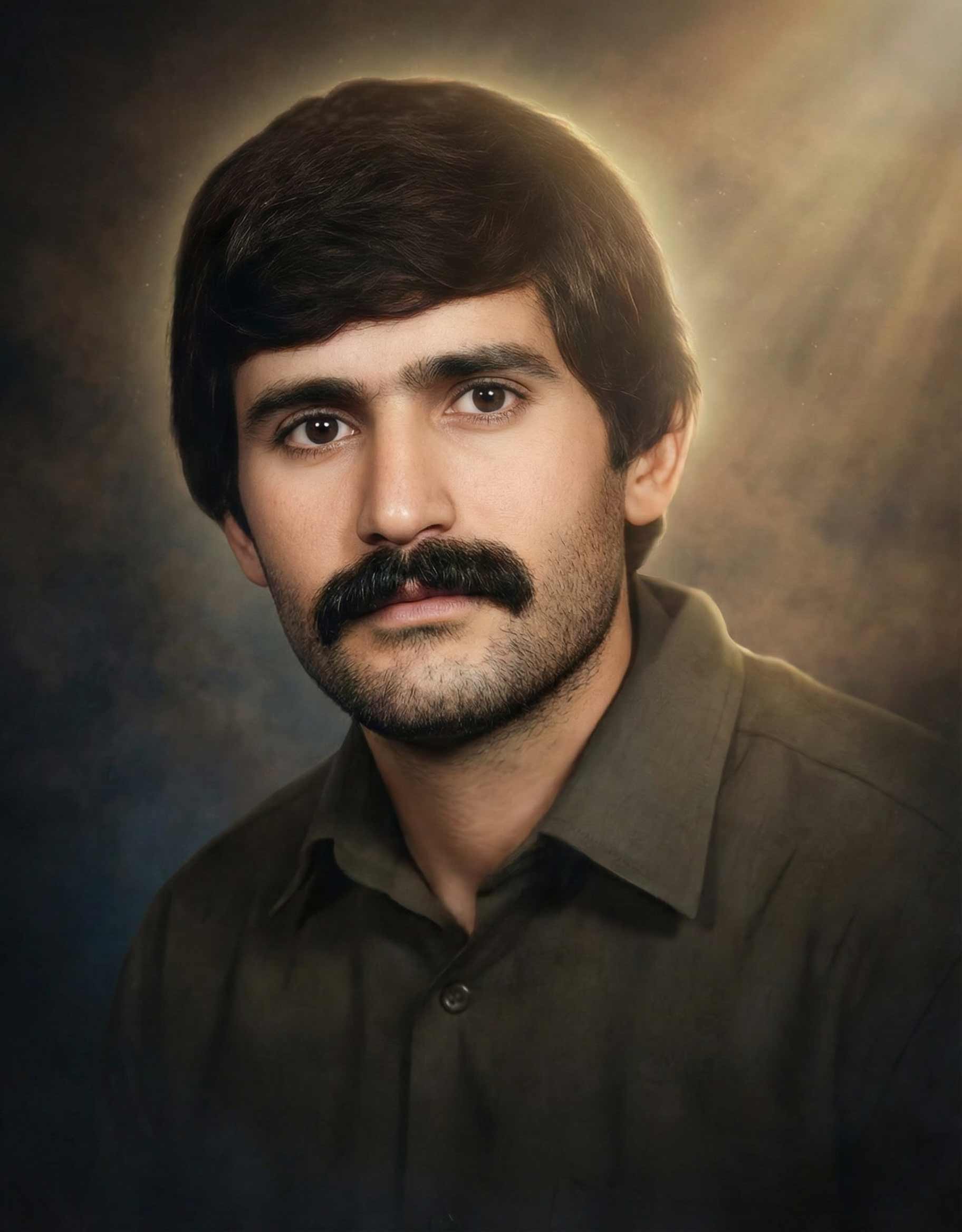 تصویرسازی چهره شهید تیمور موسی پور