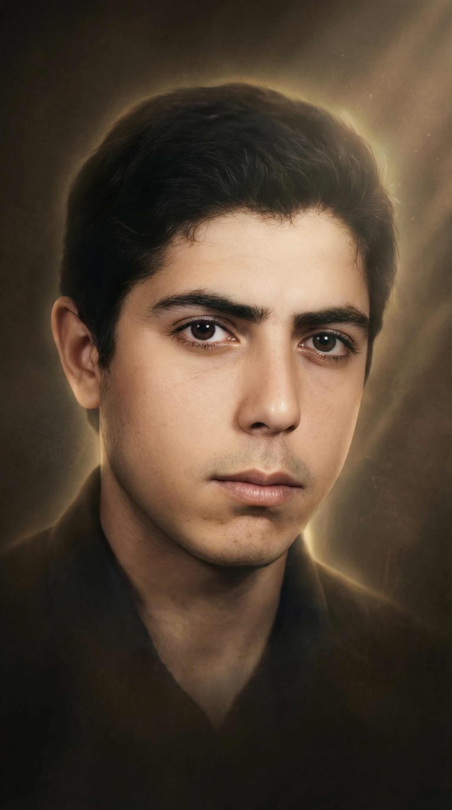 تصویرسازی چهره شهید جابر آقاجانی