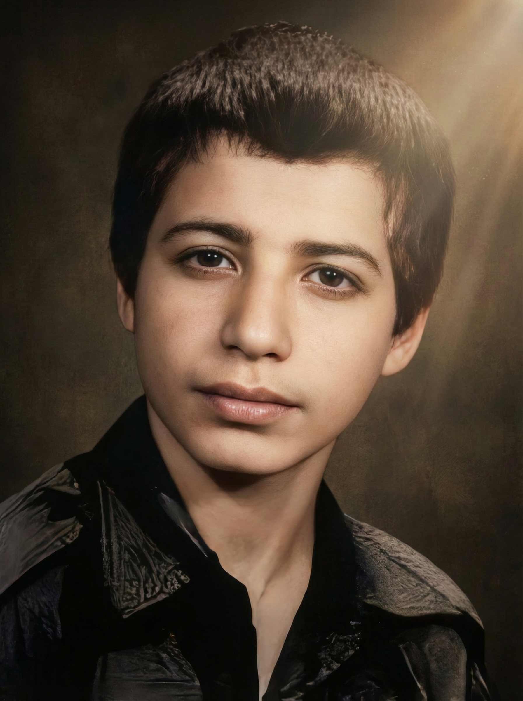 تصویرسازی چهره شهید جعفر احمدی