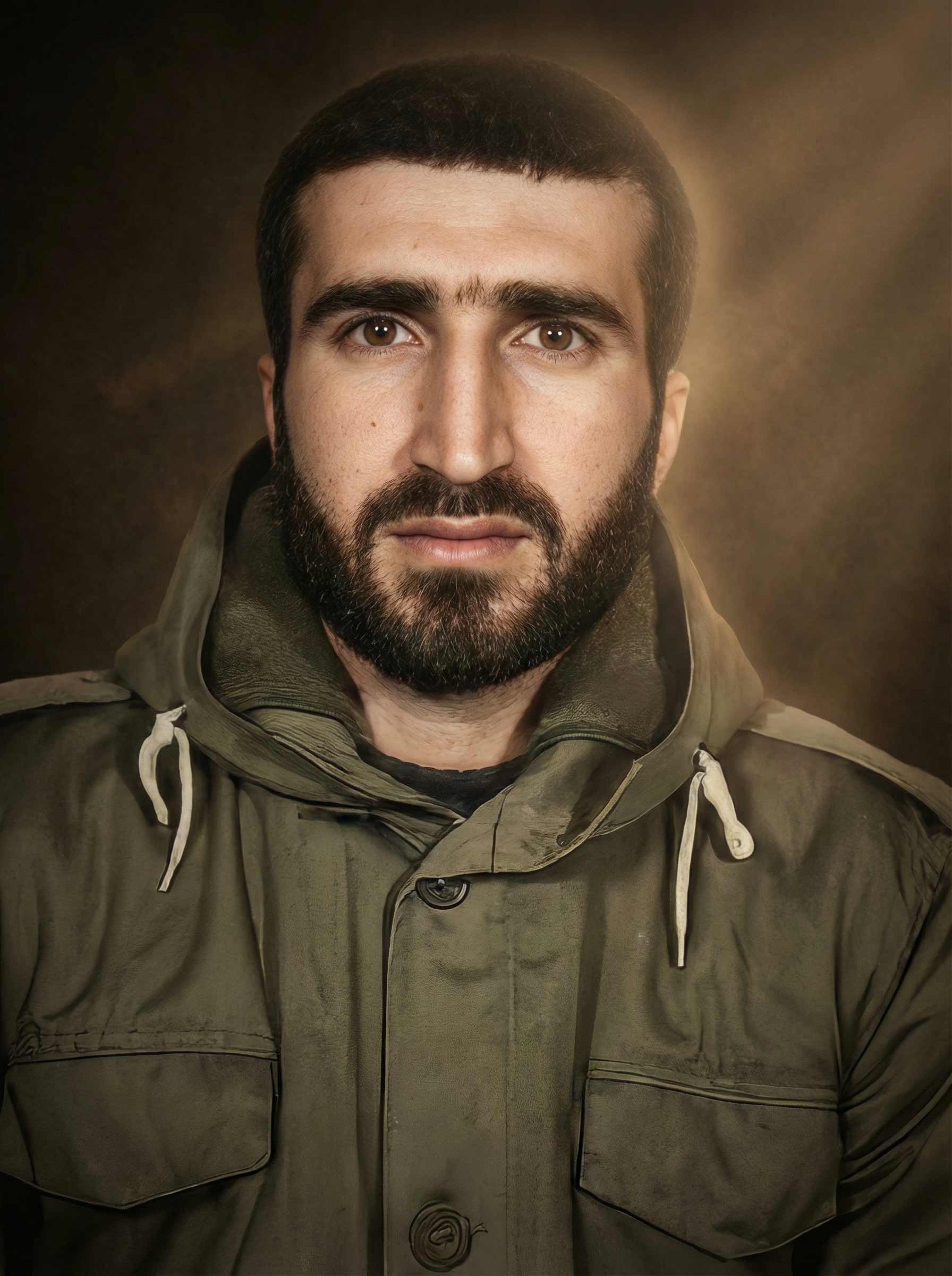 تصویرسازی چهره شهید جهان فلاح زاده