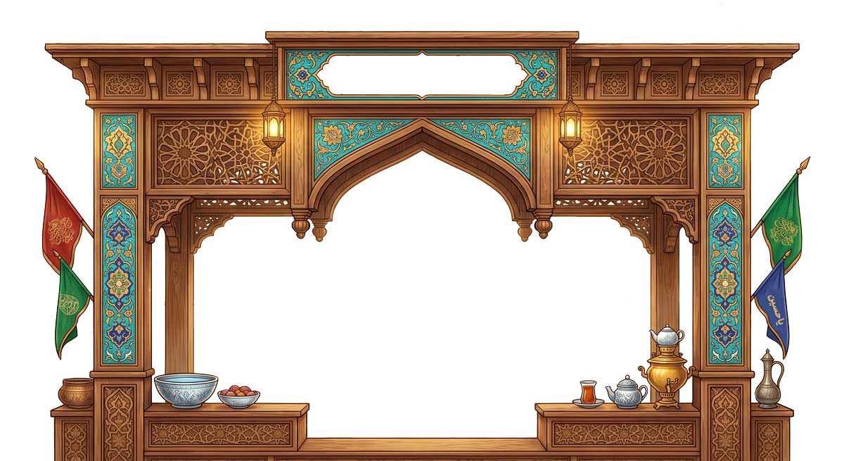 تصویر بدون پس زمینه (png) ایستگاه صلواتی