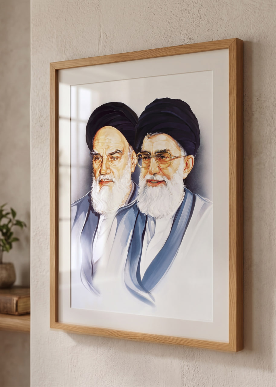 قاب عکس امام و آقا