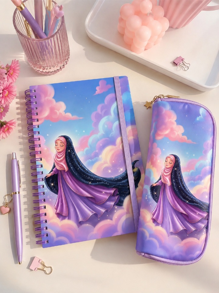 دختر چادری در ابرها